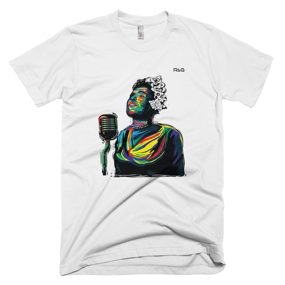 Lady Day - A Colorful Interpretation Of Billy Holiday T-Shirt
