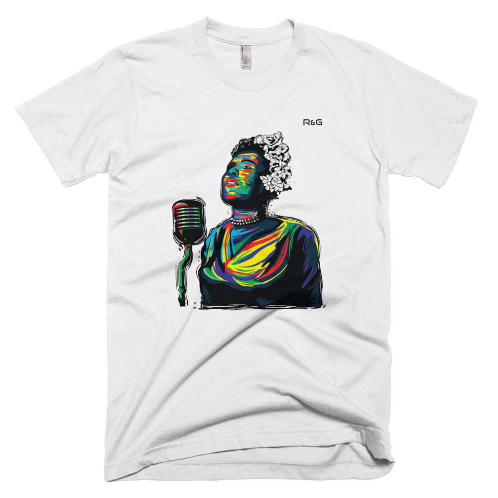 T-Shirt Billie Holiday Uomo - Maglietta Multicolore Con Tema Musicale, Nuova Con Etichette - Foto 4