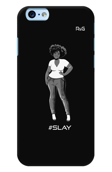 Natural Black Woman - Hand On Hip - #SLAY iPhone Case