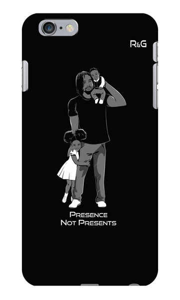 Black Father Figure and Children #PresenceNotPresents iPhone Case