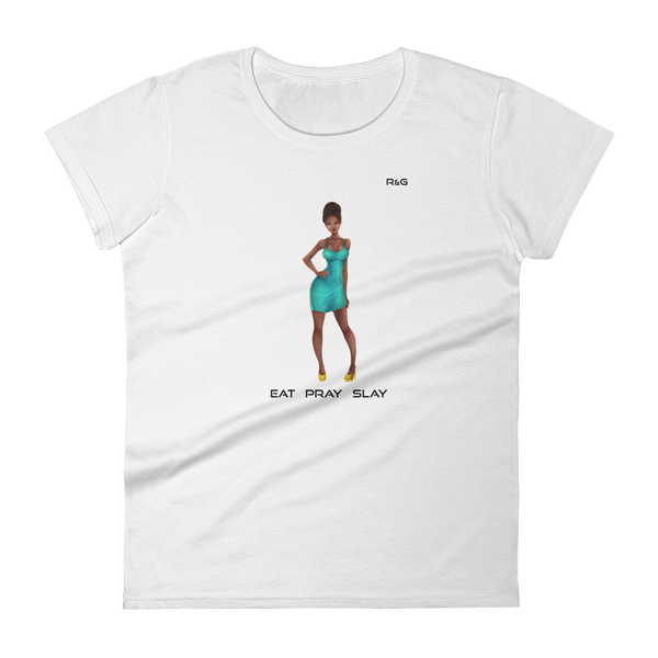Beautiful Black Woman - Anime Style T-Shirt