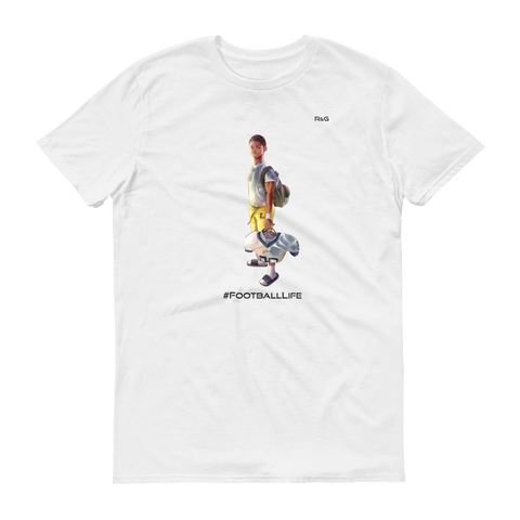 Young Black Football Player T-Shirt