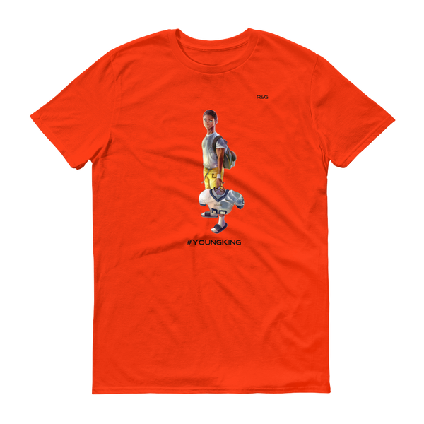 Young Black Football Player T-Shirt