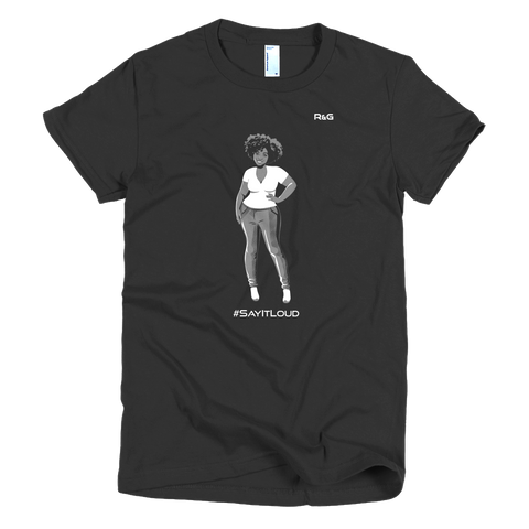 Natural Black Woman, Hand on Hip