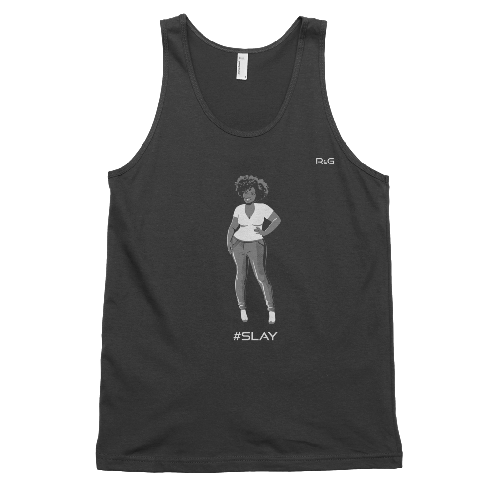 Natural Black Woman - Hand On Hip Tank Top - #SLAY